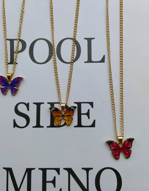 Load image into Gallery viewer, Butterfly Pendant Necklace

