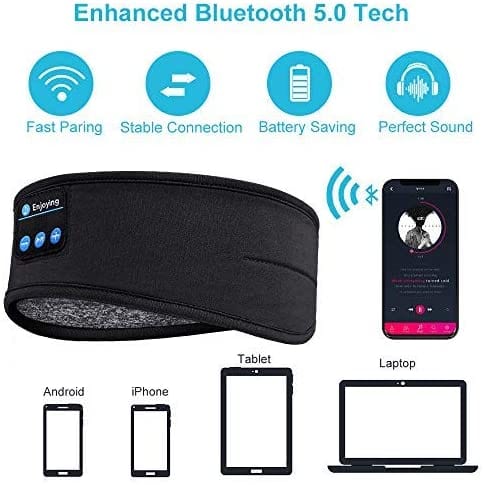 Load image into Gallery viewer, Bluetooth Sleeping Headphones Sports Headband
