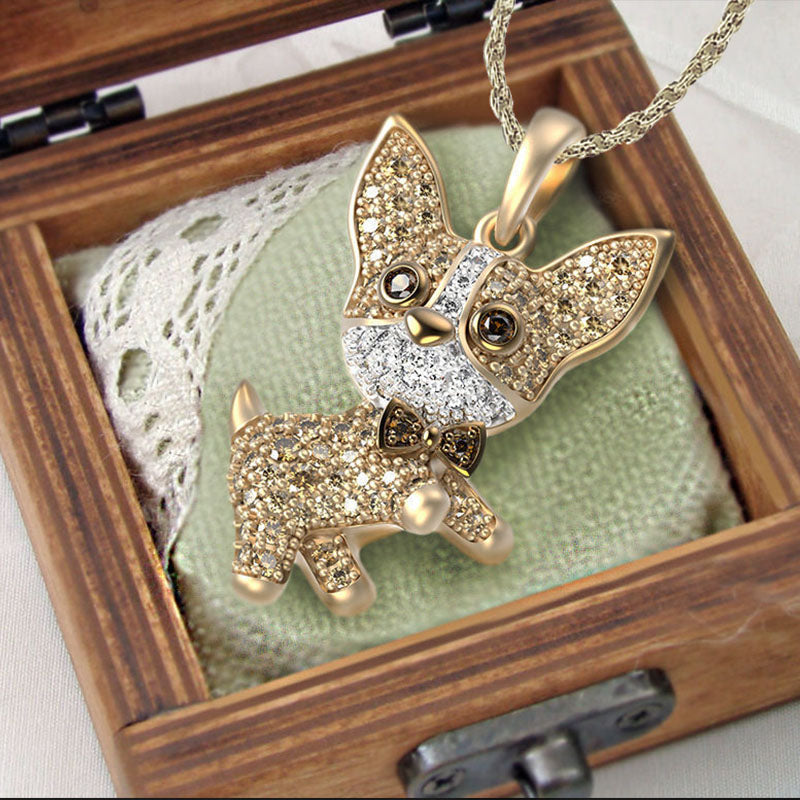 Chihuahua Dog Necklace Pendant